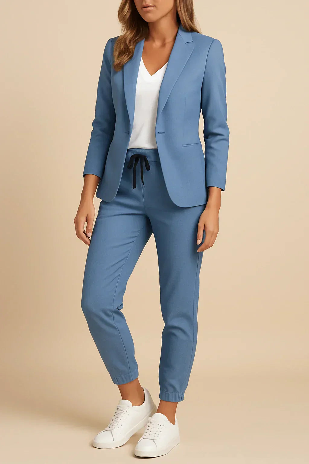 MONICA | Elegant set med jacka och byxor