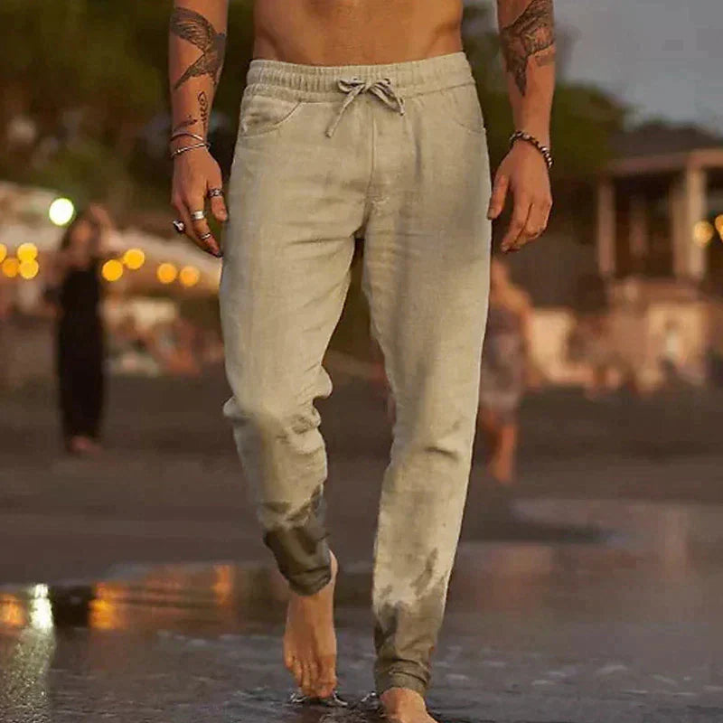 HUGO | Linnebyxor för stranden