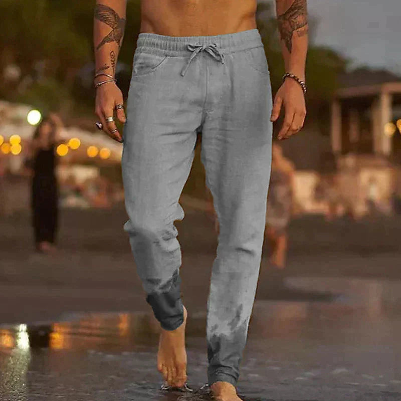 HUGO | Linnebyxor för stranden