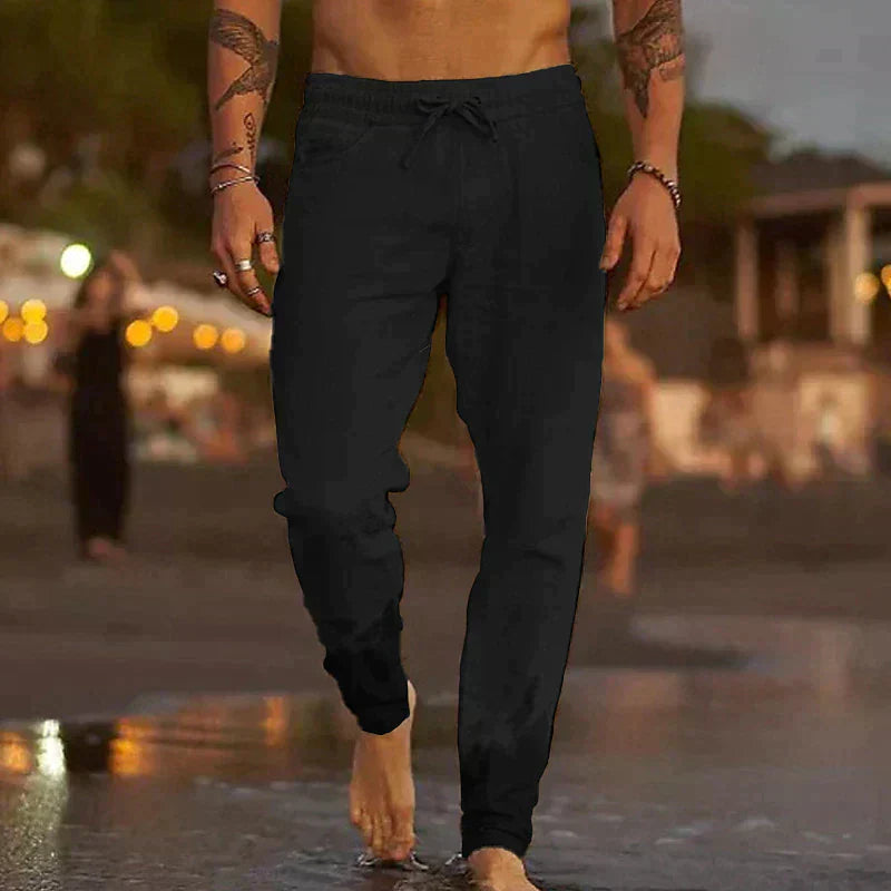 HUGO | Linnebyxor för stranden