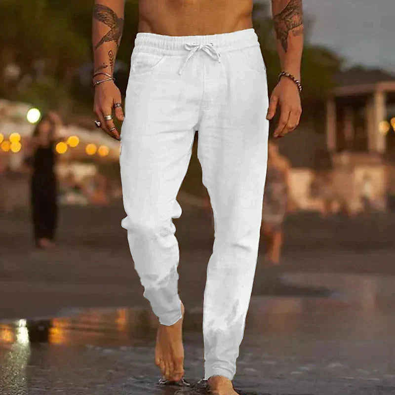 HUGO | Linnebyxor för stranden
