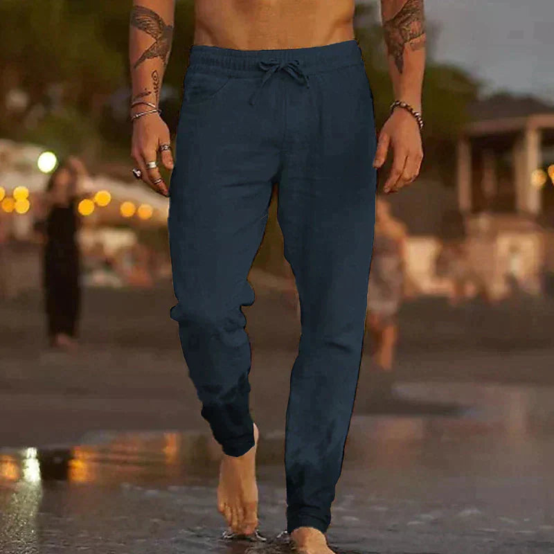 HUGO | Linnebyxor för stranden