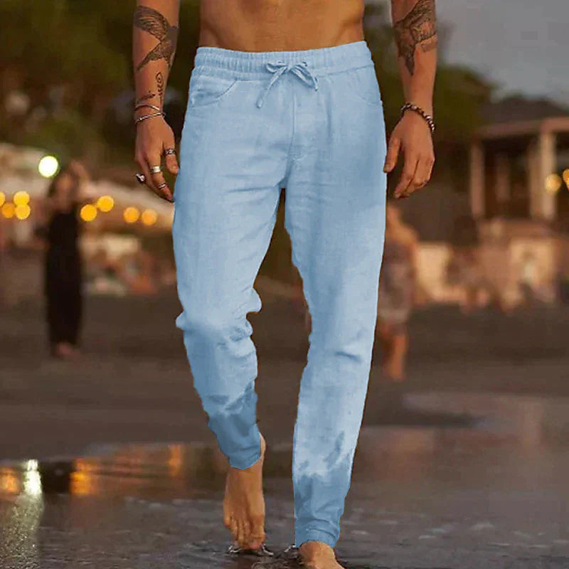 HUGO | Linnebyxor för stranden
