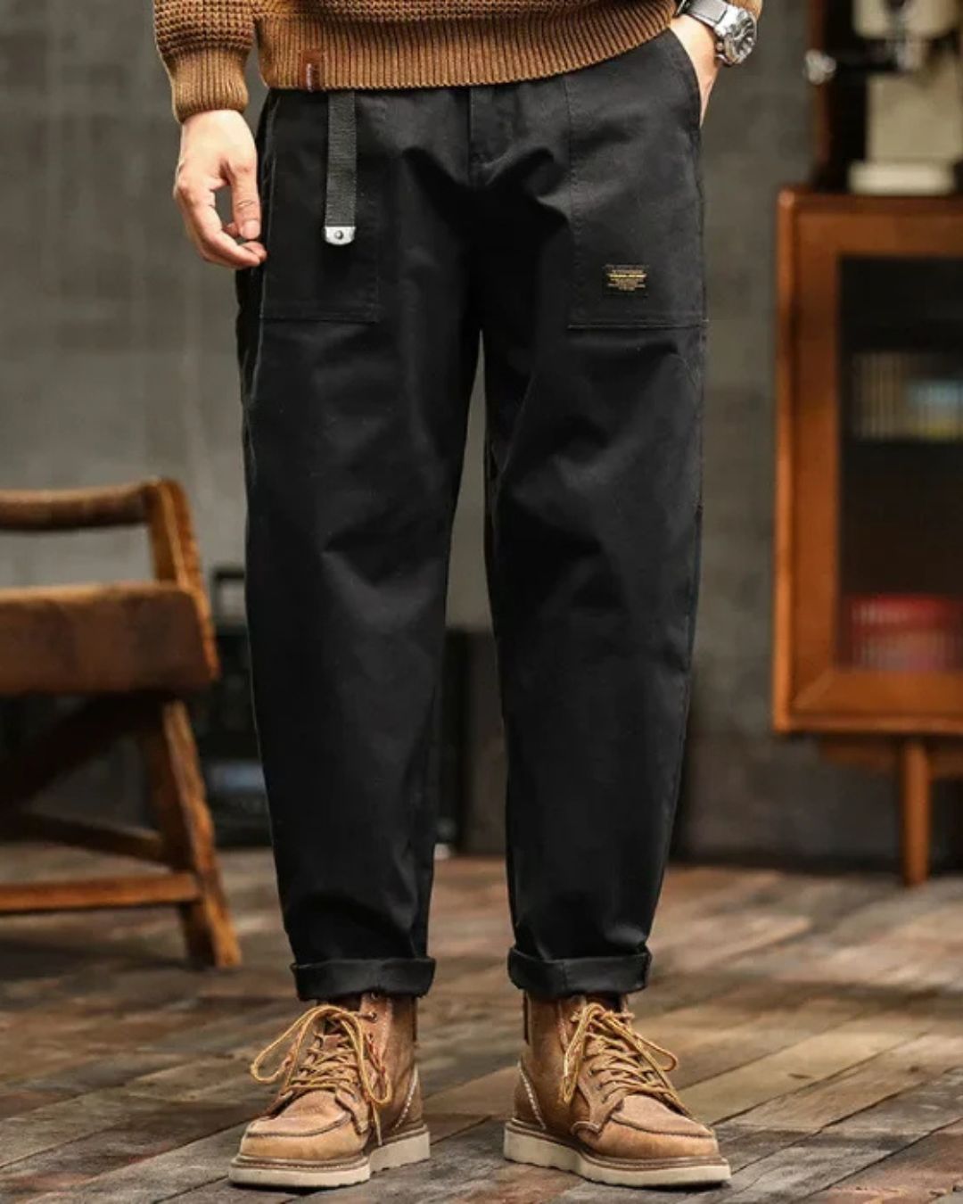 ERIK | VINTAGE CARGOBYXOR